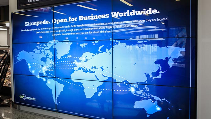 Buffalo Aiport LCD Video Wall
