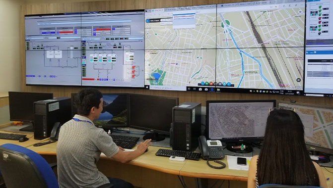Control Room LCD Panels